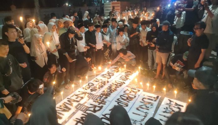 Polsek Rumpin dan Instansi Terkait Amankan Aksi Solidaritas Warga Terkait Kasus Korban Pelajar di Kantor Kecamatan Rumpin