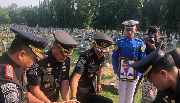 Rutan Kelas I Jakarta Pusat Rayakan Hari Pengayoman Ke-79 dengan Upacara Tabur Bunga di TMP Kalibata