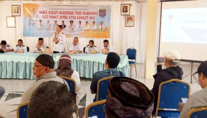 Saat kegiatan SWI Ngobar berlangsung di aula kantor Kecamatan Sawangan. (dok. Harianesia)