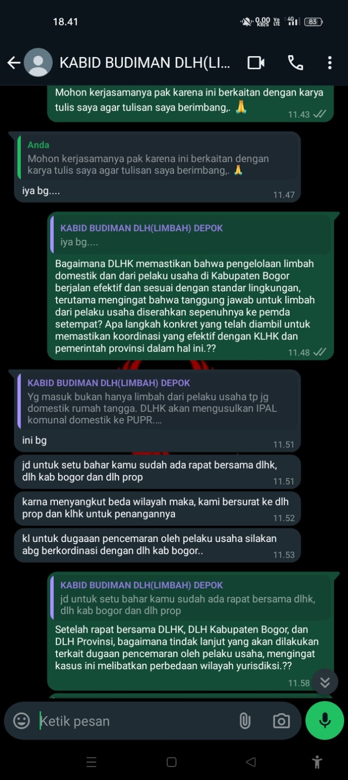 DLHK Depok Tegas: Usulan IPAL Komunal untuk Atasi Limbah Domestik dan Industri di Setu Bahar 2