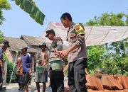 Wujud Kepedulian, Polsek Gajah Bantu Warga Membangun Rumah
