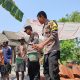Wujud Kepedulian, Polsek Gajah Bantu Warga Membangun Rumah