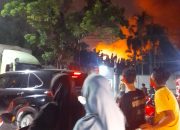Kebakaran Kembali Terjadi di Pergudangan Indoraya, Tangerang, Lalu Lintas Tersendat