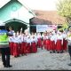 Polres Jepara Sosialisasi Tertib Berlalu Lintas Sejak Dini, Sambil Bagi-Bagi Susu Dan Kacang Hijau Kepada Anak-anak Sekolah Dasar