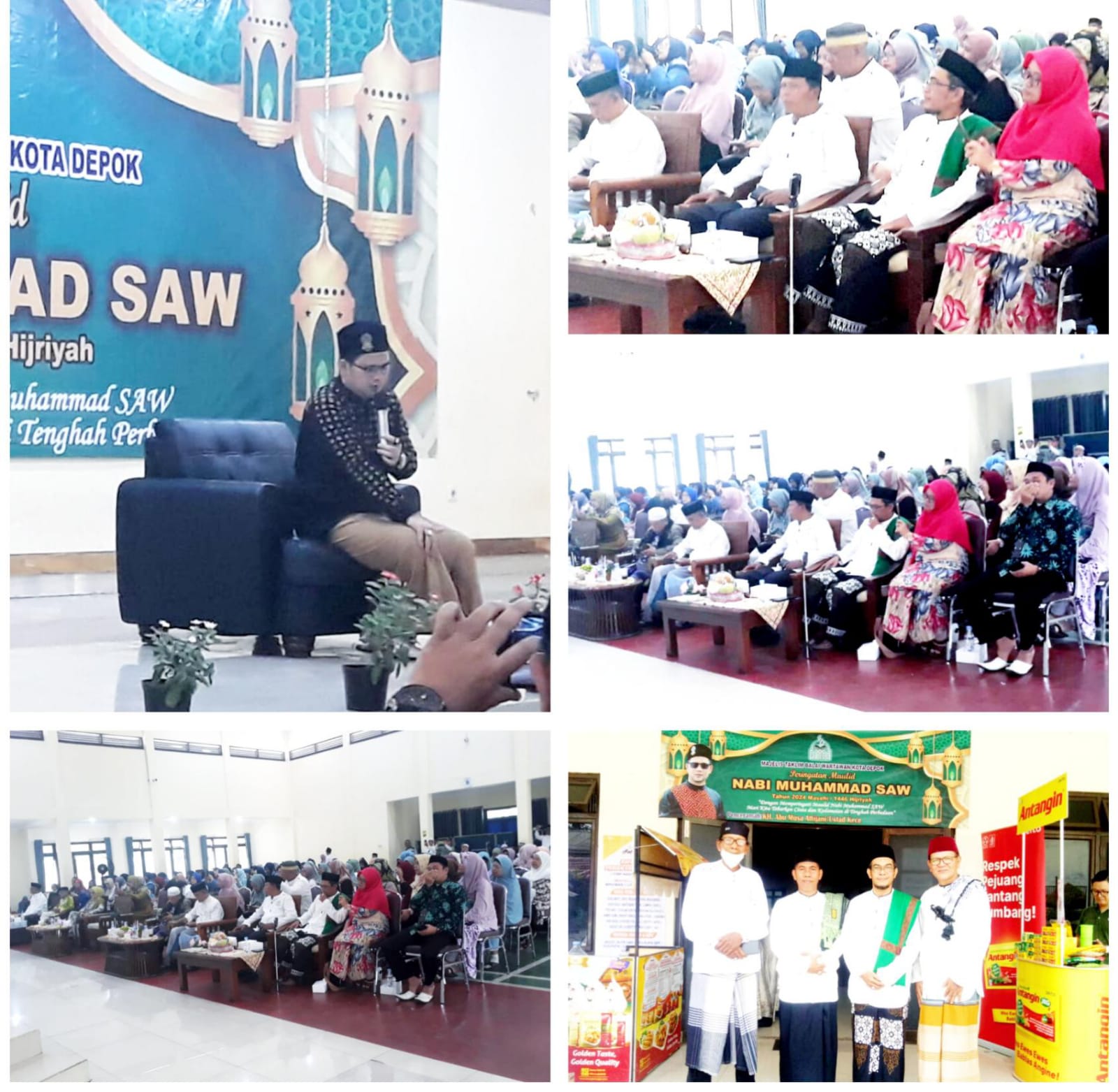 Ket foto : Kegiatan Maulid Nabi 1446 H, saat berlangsung. (dok. Harianesia.com)