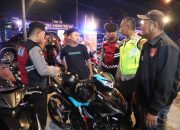 Puluhan Personel Polres Sragen Dikerahkan untuk Patroli Skala Besar Antisipasi Knalpot Brong