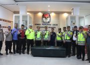 Wakapolres Sragen Pimpin Patroli Skala Besar, Selain Cegah Aksi Balap Liar, Fokus Amankan Obyek Vital KPU dan Bawaslu