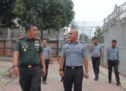 Sinergitas TNI dan Lapas Kelas I Tangerang Jamin Keamanan, Kepala KPLP Bersama Danramil Kontrol Langsung Blok Hunian