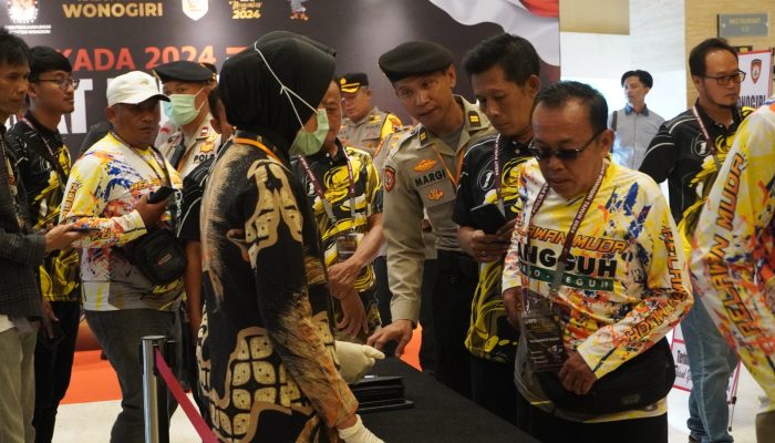 Pastikan Berjalan Lancar, Kapolres Wonogiri Pimpin Pengamanan Debat Publik Paslon Bupati Wonogiri 2