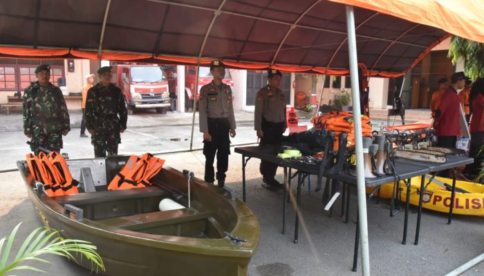 Bersama Jajaran Forkopimda, Dandim Grobogan Hadiri Apel Siaga Bencana 2