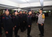 Polres Kediri Kota Terjunkan Ratusan Personel, Debat Pamungkas Pilkada 2024 Berlangsung Kondusif