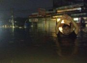Tanggul Jebol di Dekat Pemukiman Warga Priuk Kota Tangerang