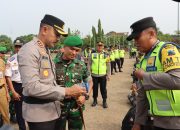 Ratusan Personel Dilibatkan Dalam Apel Pergeseran Pasukan Polres Demak