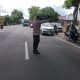 Polisi Olah TKP Kecelakaan Lalulintas 2 Motor Adu Banteng Di Selogiri