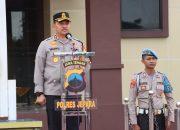 Ambil Apel Jam Pimpinan, Berikut Arahan Kapolres Jepara Pasca Pilkada 2024 kepada Personel