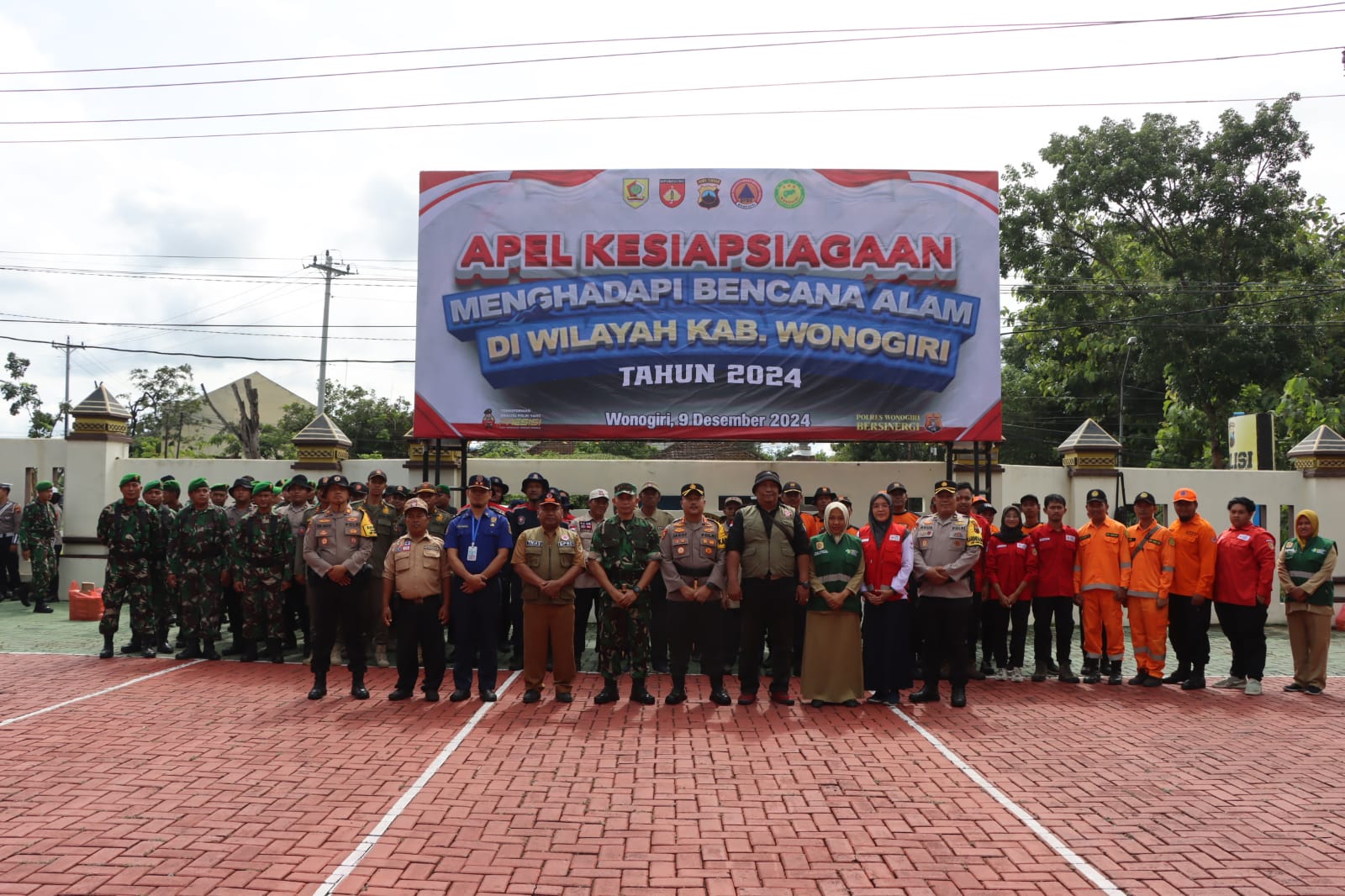 Antisipasi Potensi Bencana Alam, Polres Wonogiri Gelar Apel Kesiapsiagaan Tanggap Bencana Alam