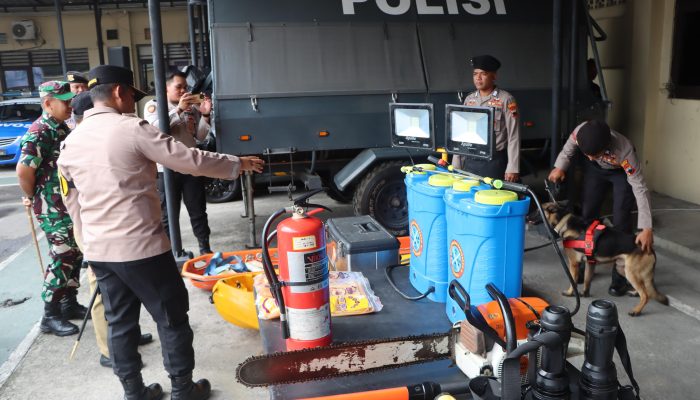 Antisipasi Bencana di Kab. Semarang, Polres Semarang Gelar Apel Siaga Bencana 2