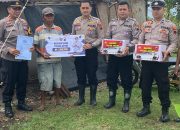 Senyum Bahagia Korban Musibah Rumah Roboh, Setelah Terima Bantuan dari Polres Jepara