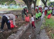 Sambut Tonting Yudha Wastu Pramuka Jaya, Koramil Kradenan Bersama Komponen Masyarakat Gelar Karya Bhakti