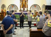 Kapolda Jateng Kunjungi Pospam Nataru Gereja Atmodirono dan Stasiun Tawang, Pastikan Keamanan Ibadah Jemaat dan Pemudik