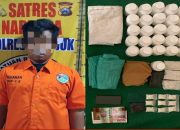 Polres Nganjuk Bekuk Pengedar Pil Dobel L, 27.100 Butir Disita