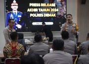 Gelar Rilis Akhir Tahun, Kapolres Demak: Gangguan Kamtibmas Turun Selama 2024