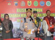 Adakan Rilis Akhir Tahun 2024, Kapolres Sragen Beberkan Keberhasilan Ungkap Kasus Narkoba dan Pemusnahan 735 Knalpot Brong