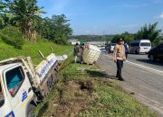 Laka Karambol KM 428 Jalur Tol, Libatkan Truk Angkut Bahan Kimia