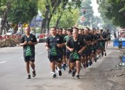 Jaga Kebugaran Prajurit serta PNS TNI AD Kodim Grobogan Melaksanakan Olahraga