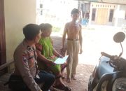 Bhabinkamtibmas Wilayah Hukum Polsek Jonggol Giat Cooling Sistem Sambang Warga Masyarakat Desa Sukamaju Beri Pesan Dan Ajak Jaga Kamtibmas