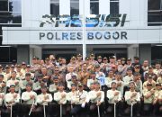 Polres Bogor Gelar Apel Besar dan Syukuran Dalam Rangka HUT Satpam ke-44 Dilaksanakan Dengan Khidmat