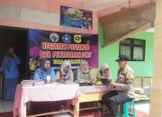 Bhabinkamtibmas Wilayah Hukum Polsek Caringin Giat Cooling Sistem Monitoring Pelayanan Posyandu Balita Warga Binaan Beri Pesan Kamtibmas