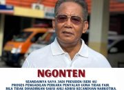 Pakar Hukum Narkotika : Proses Pengadilan Perkara Penyalahguna Tidak Fair, Bila Tidak Dihadirkan Saksi Ahli Adiksi Kecanduan Narkotika