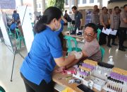 Ratusan Personel Polres Demak Ikuti Pemeriksaan Kesehatan