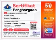 Ahdhia Pelajar SMAN 1 Ciomas Raih Prestasi Tingkat Provinsi di Bidang Akuntansi dan Ekonomi