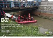 Tim SAR Gabungan Temukan Korban Hanyut di Sungai Ledug, Tangerang