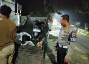 Polisi Olah TKP 2 Motor Terlibat Kecelakaan di Pracimantoro