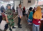 Sinergitas TNI Polri Wilayah Hukum Polsek Dramaga Giat Cooling Sistem Monitoring Pengawalan dan Pengamanan Penyaluran PKH Di Kantor Kecamatan Dramaga Warga Binaan Cegah Kriminalitas