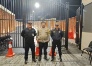 Bhabinkamtibmas Wilayah Hukum Polsek CSR Polres Bogor Monitoring Kontrol Pos Pengamanan Perumahan Pastikan Tidak Ada Gangguan Kamtibmas