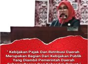 Sumarti Fraksi PDIP DPRD Kota Tangerang : Kebijakan Pajak Dan Retribusi Daerah Merupakan Bagian Dari Kebijakan Publik Yang Diambil Pemerintah Daerah Sebagai Bagian Dari Kehendak Rakyat