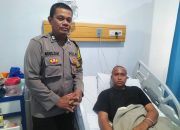 Bhabinkamtibmas Wilayah Hukum Polsek Citeureup Desa Tarikolot Wujud Kepeduliaan Tugas Pokok Kunjungi Korban Dirumah Sakit