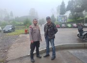 Bhabinkamtibmas Wilayah Hukum Polsek CSR Polres Bogor Giat Cooling asisten Patroli Sambang Dialogis Wrga Desa Tugu Utara Ajak Jaga Kondusifitas Cegah Gangguan Kamtibmas