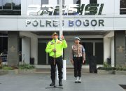Kapolres Bogor Pimpin Langsung Apel Gelar Pasukan Pengamanan Malam Takbir Diwilayah Hukum Kabupaten Bogor