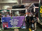 PP SUMSEL Berangkatkan Mahasiswa dan Warga SUMSEL Balik Ke Perantauan