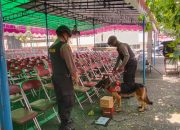 Jelang Perayaan Malam Paskah, K-9 Polrestabes Semarang Sterilisasi Gereja