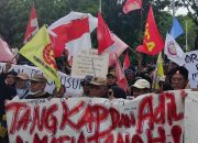 Geruduk Balkot Jakarta, Aliansi Yang Tergabung, Dalam GMNI Jakarta Selatan, AGRA, SPHP, PEMBARU, dan FMN Sampaikan Empat Tuntutan Utama