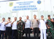 Kapolres Bogor Bersama Bupati Serta Forkompinda Hadiri Giat Launching Penamaan Jalan Di Pakansari Kab. Bogor, Pastikan Wilayah Tetap Aman Kondusif