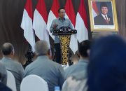 Menkum Supratman Tegaskan ke Pimpinan Kemenkum untuk Jaga Amanah dan Integritas