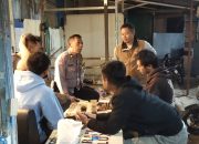 Bhabinkamtibmas Polsek Cisarua Polres Bogor Cek Pos Kamling Sampaikan Pesan Kamtibmas