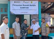 Dukung Ketahanan Pangan, Bhabinkamtibmas Nanggung Hadiri Peresmian Rumah Belajar Garitan